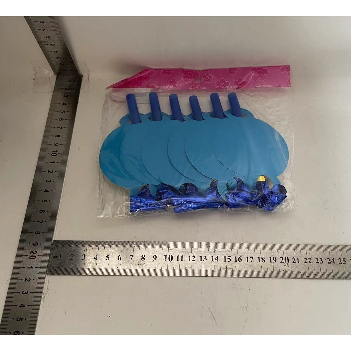 Set 6 Suflatori Happy Birthday, pentru Petrecere, Albastru [1]