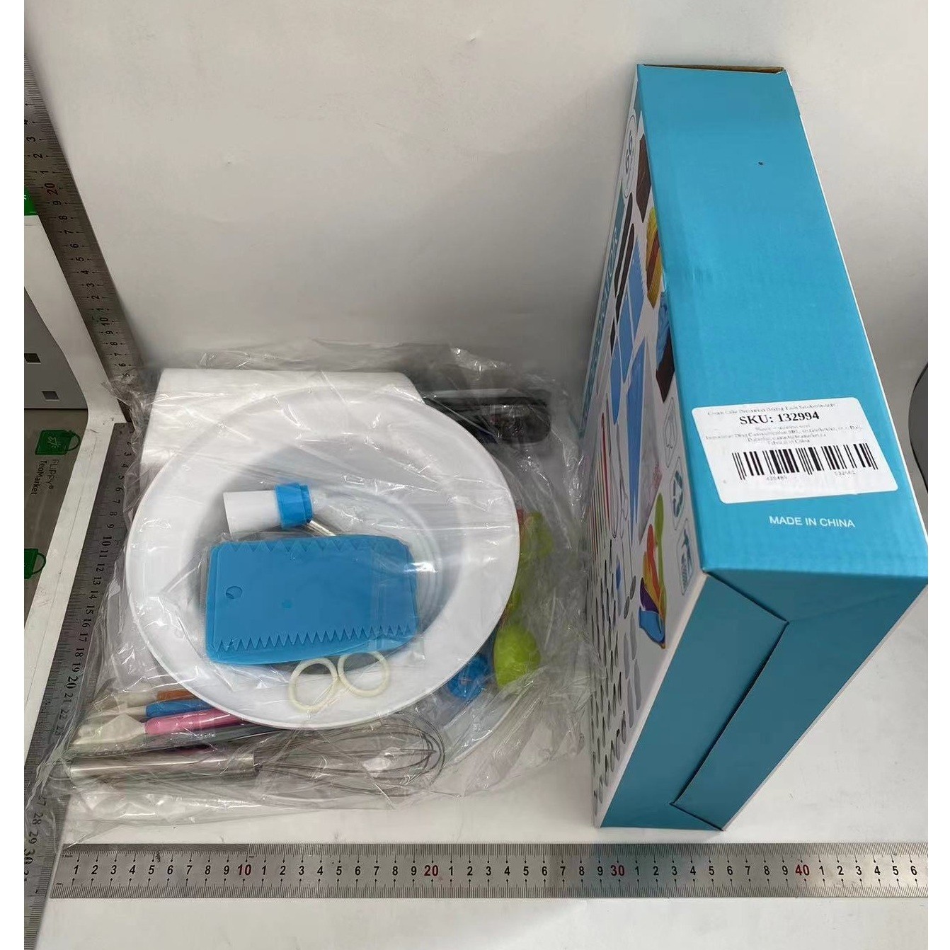 Set 66 Piese Ustensile pentru Ornare Prajituri, din Plastic si Otel Inoxidabil, Multicolor [7]