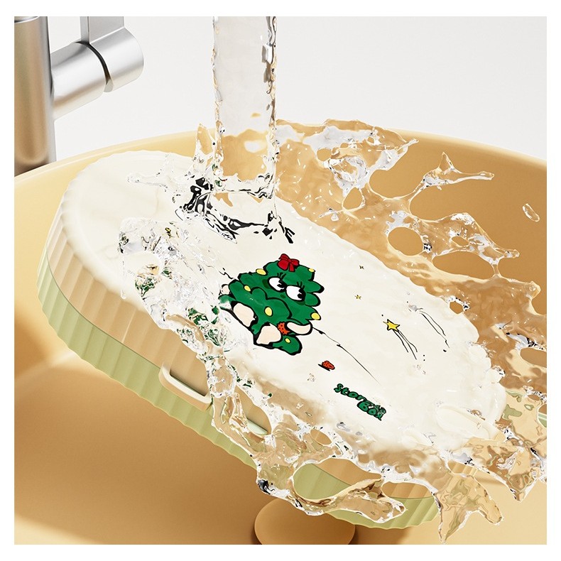 Set 7 Piese de Spalat/Uscat Biberoane, Portabil, Peri de Silicon, pentru Tetine, Suzete, Biberoane, Paie, Cutie Inclusa, 20 x 9.5 cm, Verde [2]