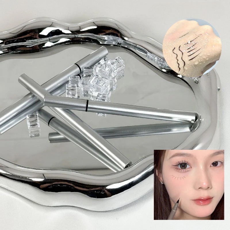 Kit de Aplicare Tus, pentru Incepatori, Accesoriu Machiaj, 4 Produse, Tus Impermeabil, Negru, Cutie Mint [1]