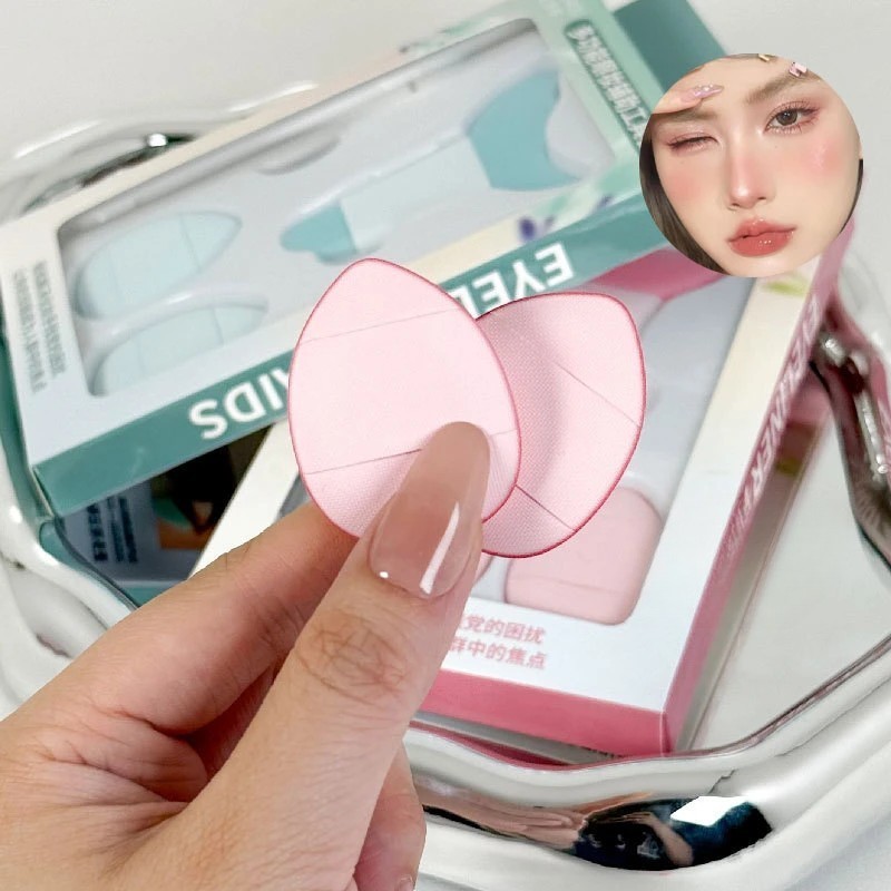 Kit de Aplicare Tus, pentru Incepatori, Accesoriu Machiaj, 4 Produse, Tus Impermeabil, Negru, Cutie Roz [2]