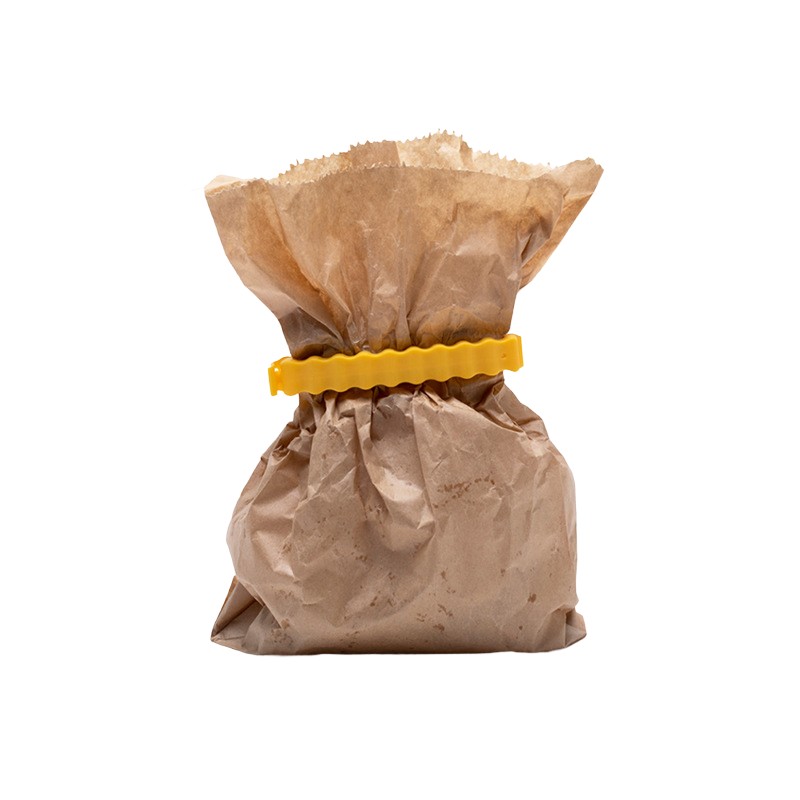 Set 12 Clipsuri de Etansare, pentru Pungi Alimentare, Condimente, Suport cu Magnet, Model Cartofi Prajiti, din Plastic, Multicolor [7]