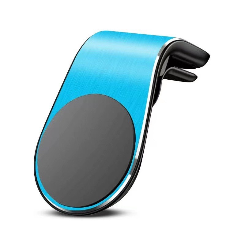 Suporti auto - Suport de Telefon, pentru Ventilatie, din ABS si Magnet, 3.8 x 3.7 x 6.2 cm, Universala, Albastru