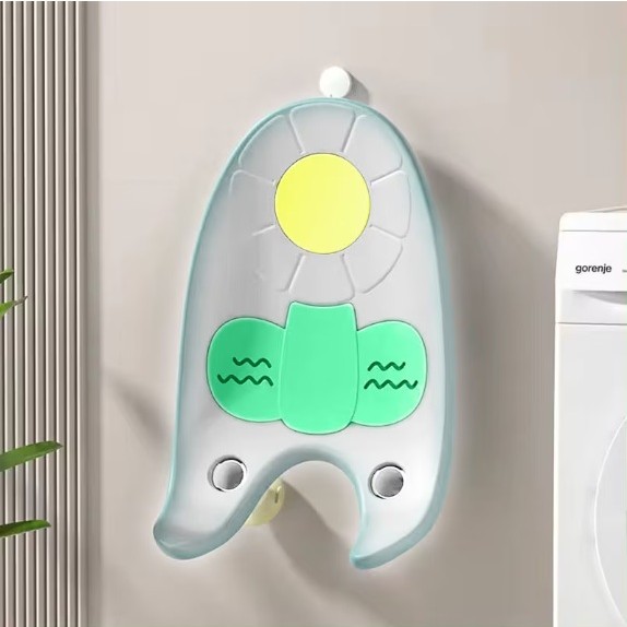 Suport de Baie Bebelusi, 0-12 luni, Montare pe Chiuveta/Lavoar/Cada, Ventuze Antiderapante cu Intaltime Reglabila, 50 x 24 x 12.5 cm, Alb [3]