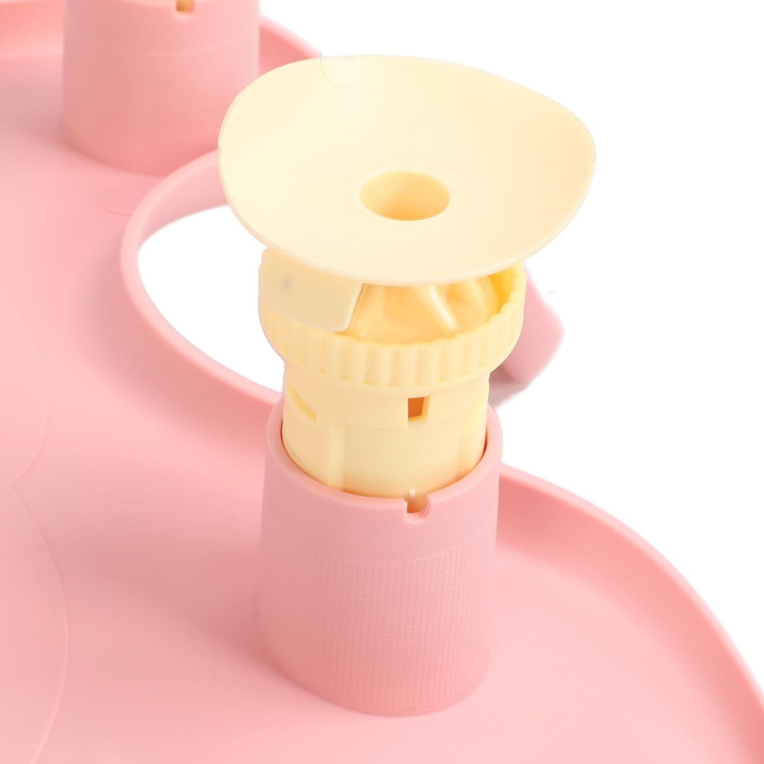 Suport de Baie Bebelusi, 0-12 luni, Montare pe Chiuveta/Lavoar/Cada, Ventuze Antiderapante cu Intaltime Reglabila, 50 x 24 x 12.5 cm, Roz [3]