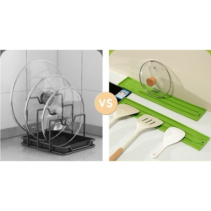 Suport Scurgere Vase, din Silicon, Anti-alunecare, 30 x 8 x 1 cm, Verde [5]