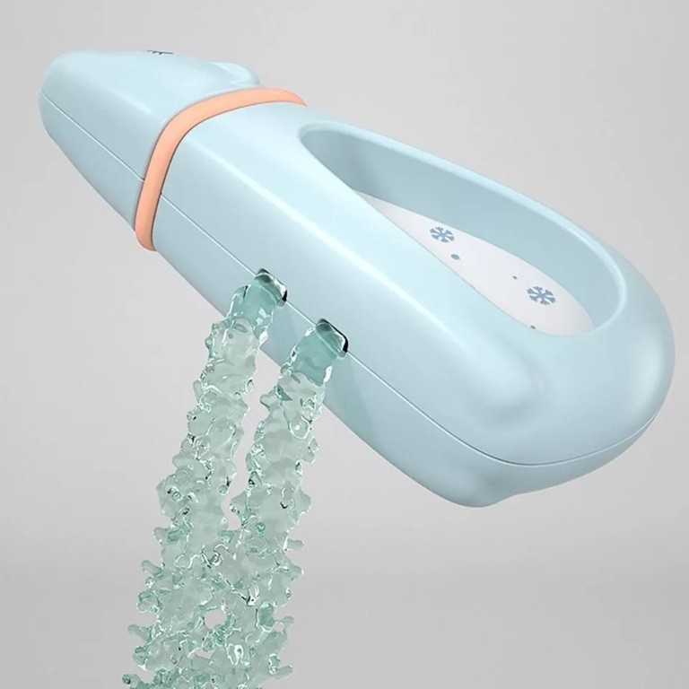 Termometru pentru Baie, Plutitor, Rezistent la apa, Multifunctional, Model Urs Polar, 15x7.5x4 cm, Albastru [5]