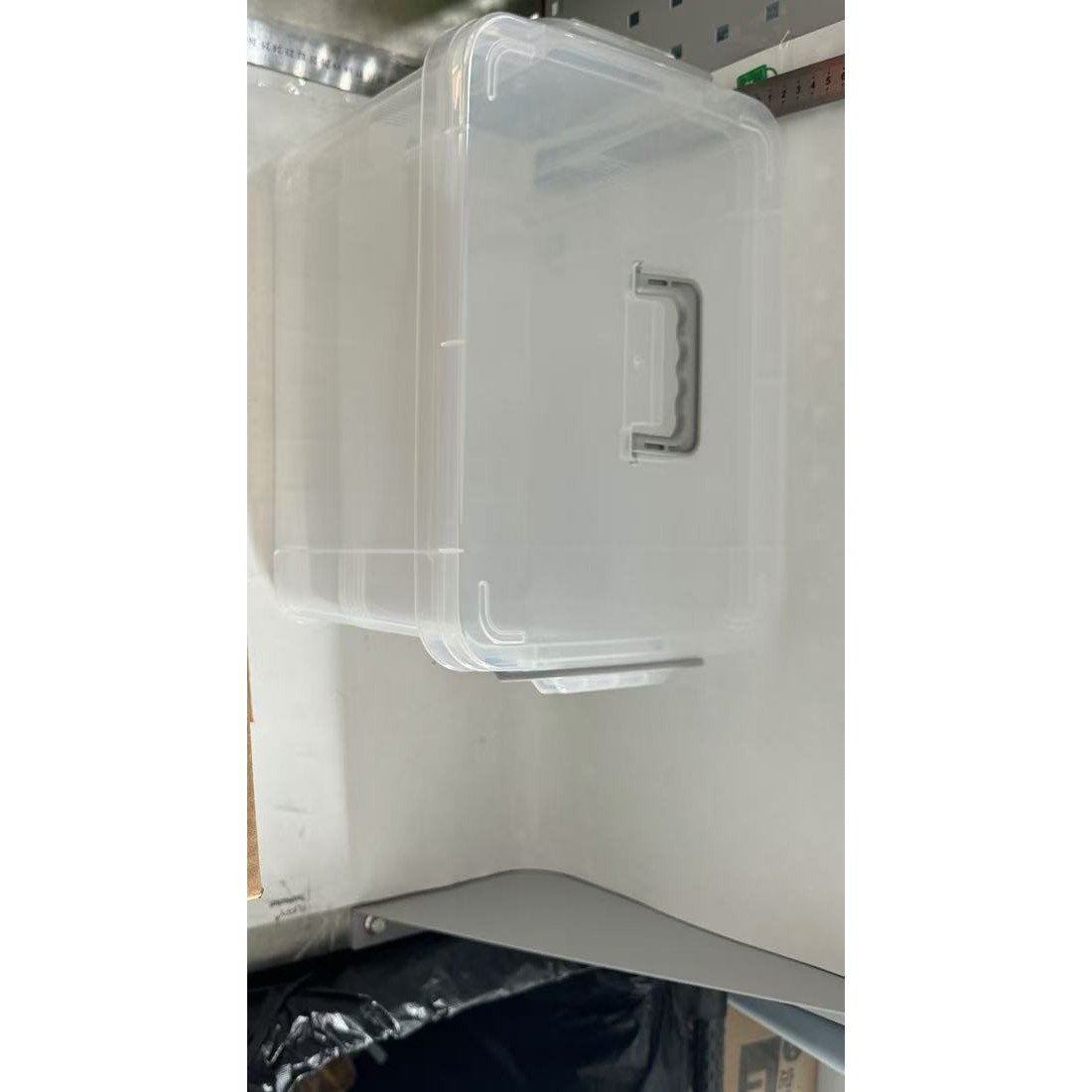 Cutie De Depozitare, Tip Valiza, pentru Alimente, Jucarii, Accesorii, Transparenta, Marime S, 24x17x13.5 cm [1]