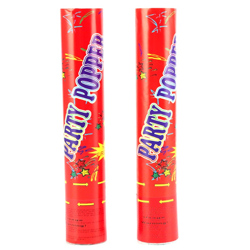 Tub de Confetti, Party Pooper, 40x5 cm, Confetii Asortate din Hartie, Multicolor [2]