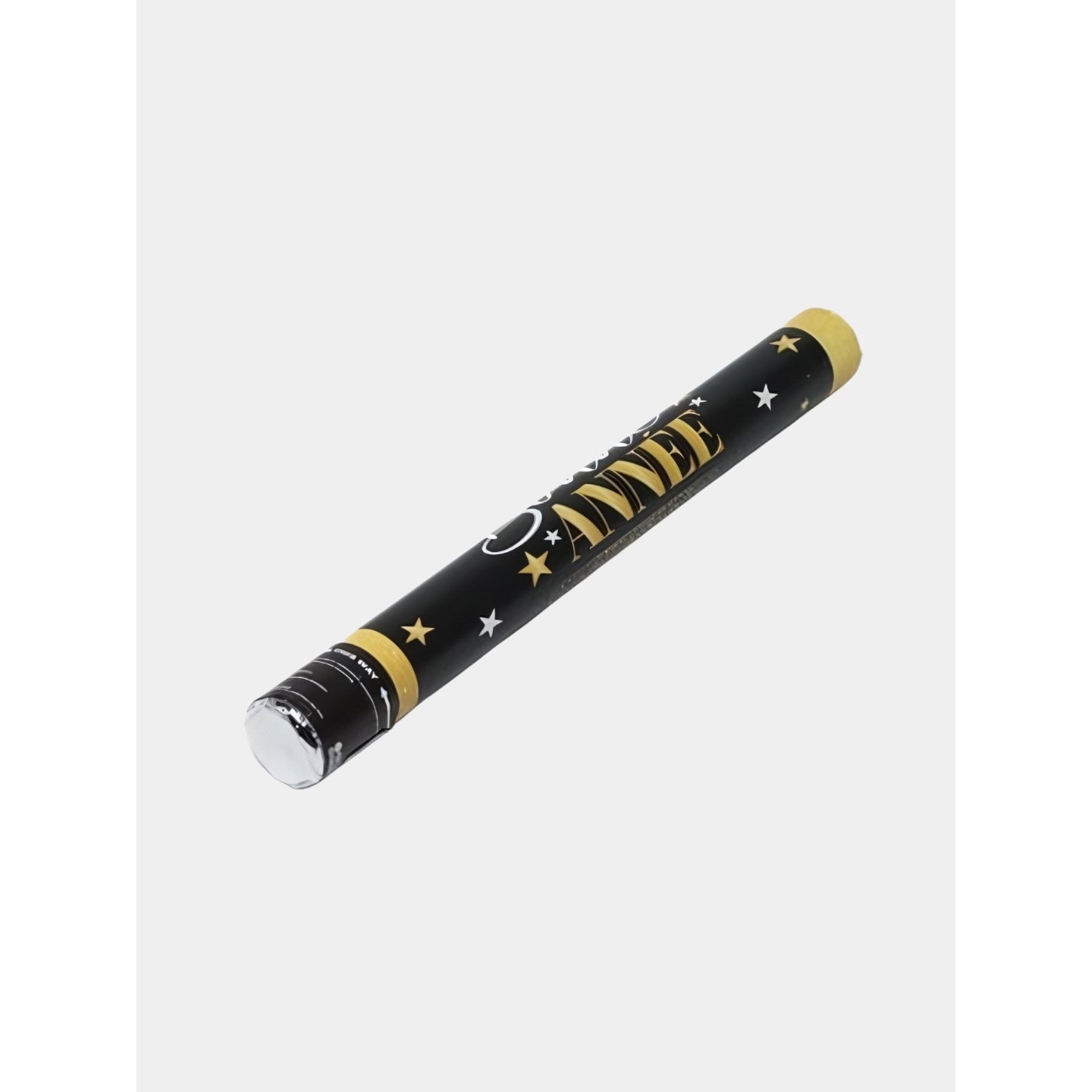 Tub de Confetti, Bonne Annee, 30x5 cm, Confetii Stelute din Aluminiu, Auriu/Argintiu [5]