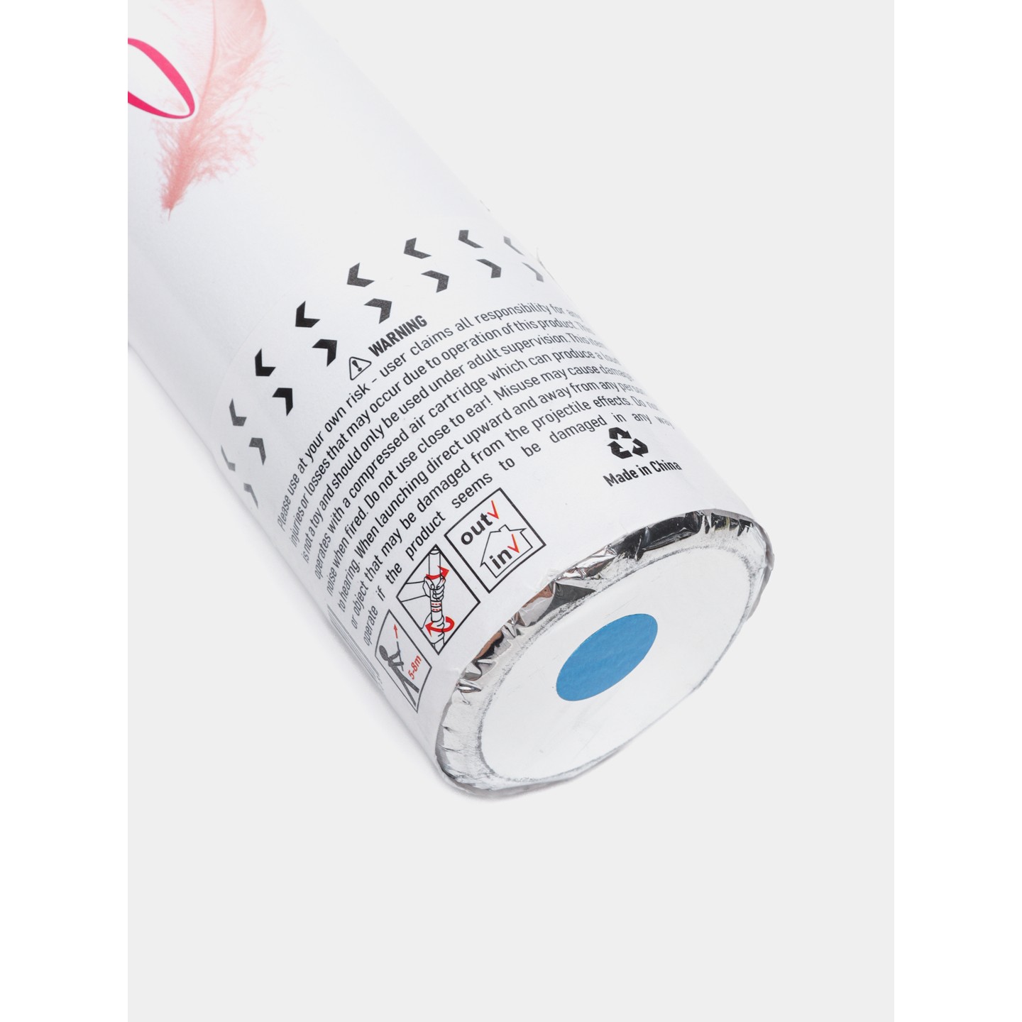 Tub de Confetti, Model Pene, 27 cm, Make It Fly, Bleu [3]