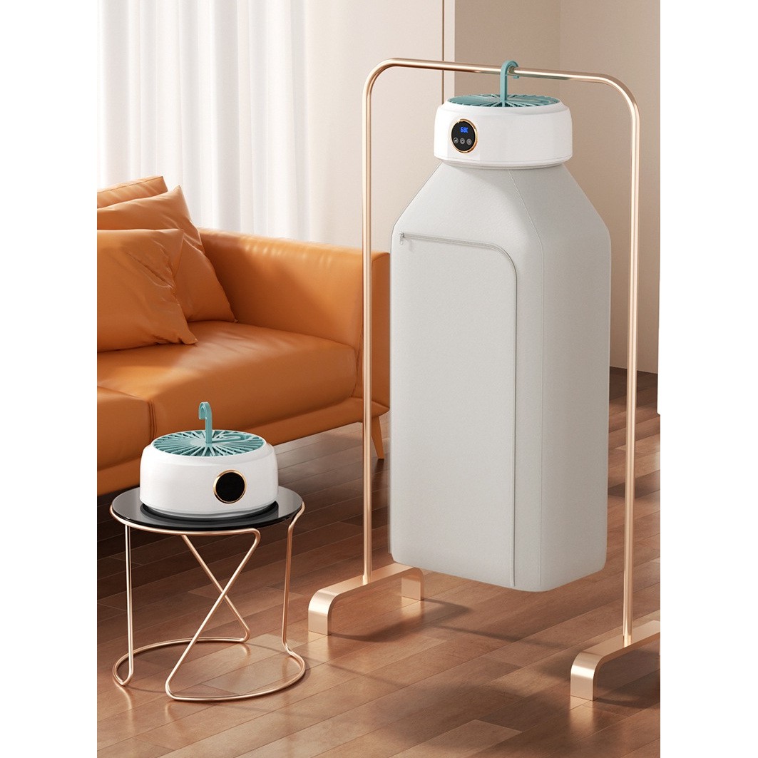 Uscator de Rufe, Portabil, Pliabil, Silentios, Reglabil, Temporizator, 26.5 x 11 cm, Alb [5]