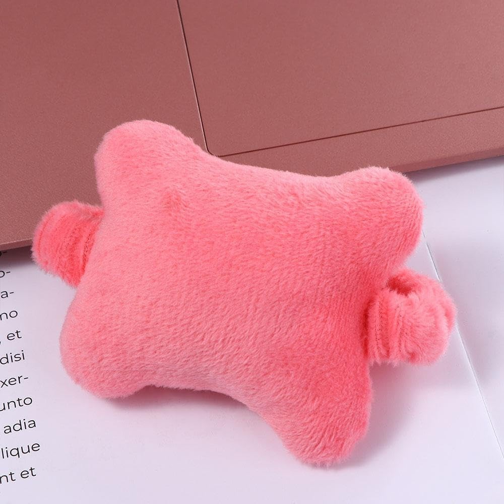 Suport de Mana, Pernuta pentru Incheietura cu Banda Elastica, pentru Mouse, Moale, 7.5 x 7 cm, Roz [3]