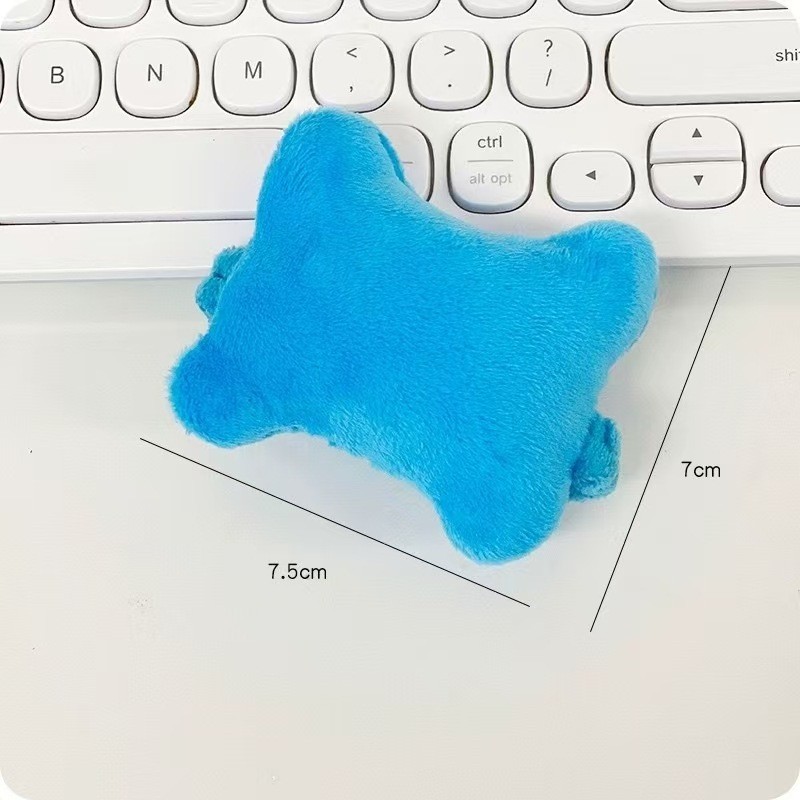 Suport de Mana, Pernuta pentru Incheietura cu Banda Elastica, pentru Mouse, Moale, 7.5 x 7 cm, Albastru [6]