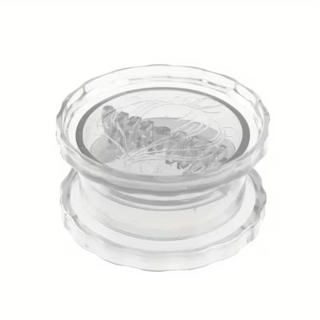 Ustensile pentru Bucătărie - Zdrobitor de Usturoi, Multifunctional, din Plastic, Prin Rasucire, 4 x 7.5 cm, Transparent