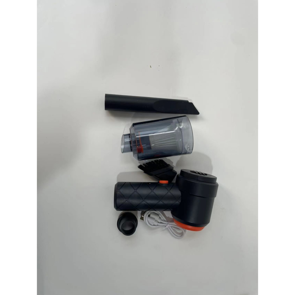 Aspirator Portabil fara Fir, Tip Pistol 2 in 1, Suflare si Aspirare, Incarcare USB, Pentru Casa si Masina, Autonomie 30 min, Negru [10]