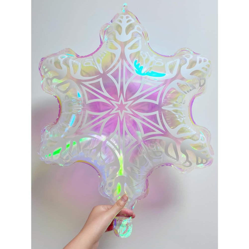 Balon Fulg, din Folie de Aluminiu, cu Reflexe Irizante, 47x60cm, Argintiu [2]