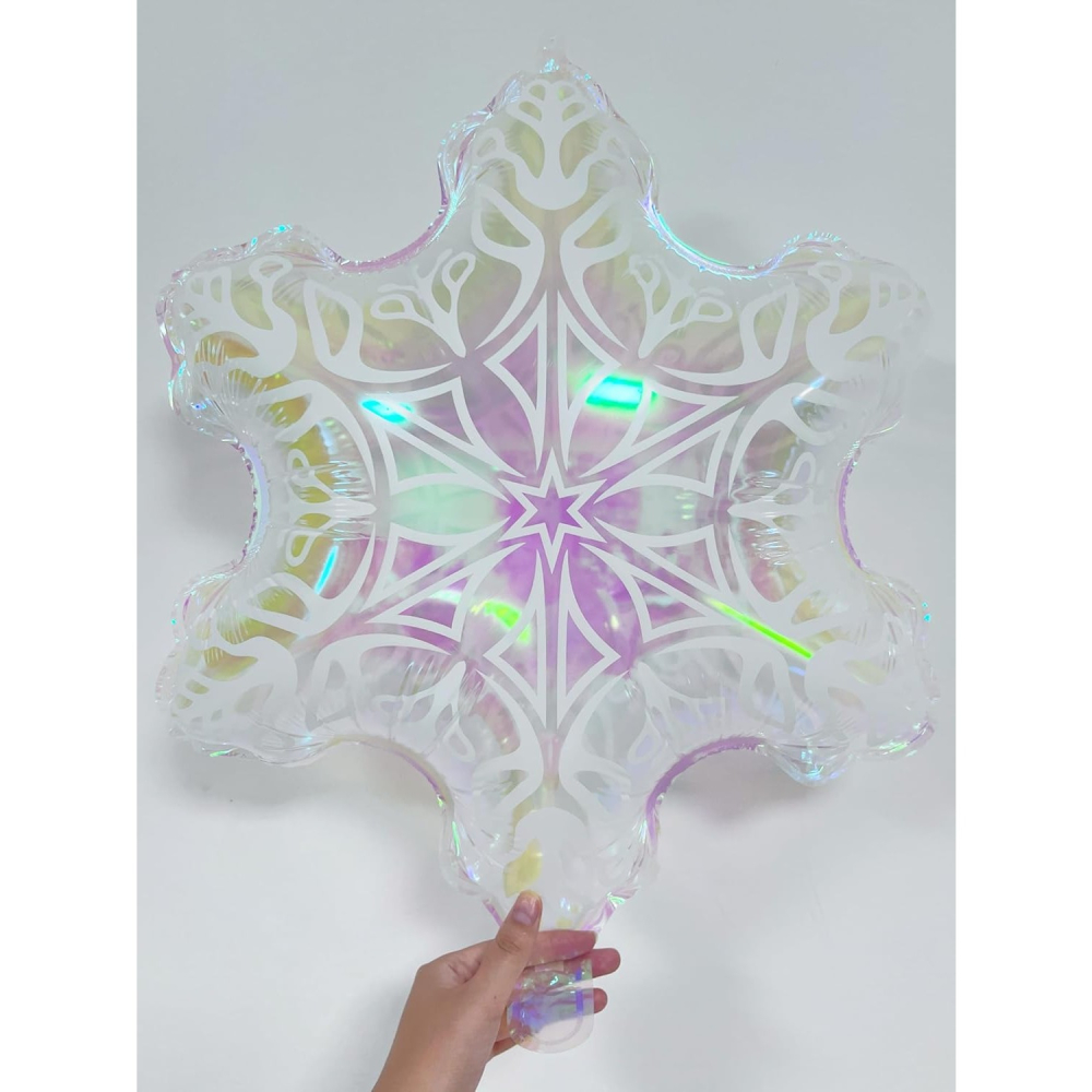 Balon Fulg, din Folie de Aluminiu, cu Reflexe Irizante, 47x60cm, Argintiu [3]