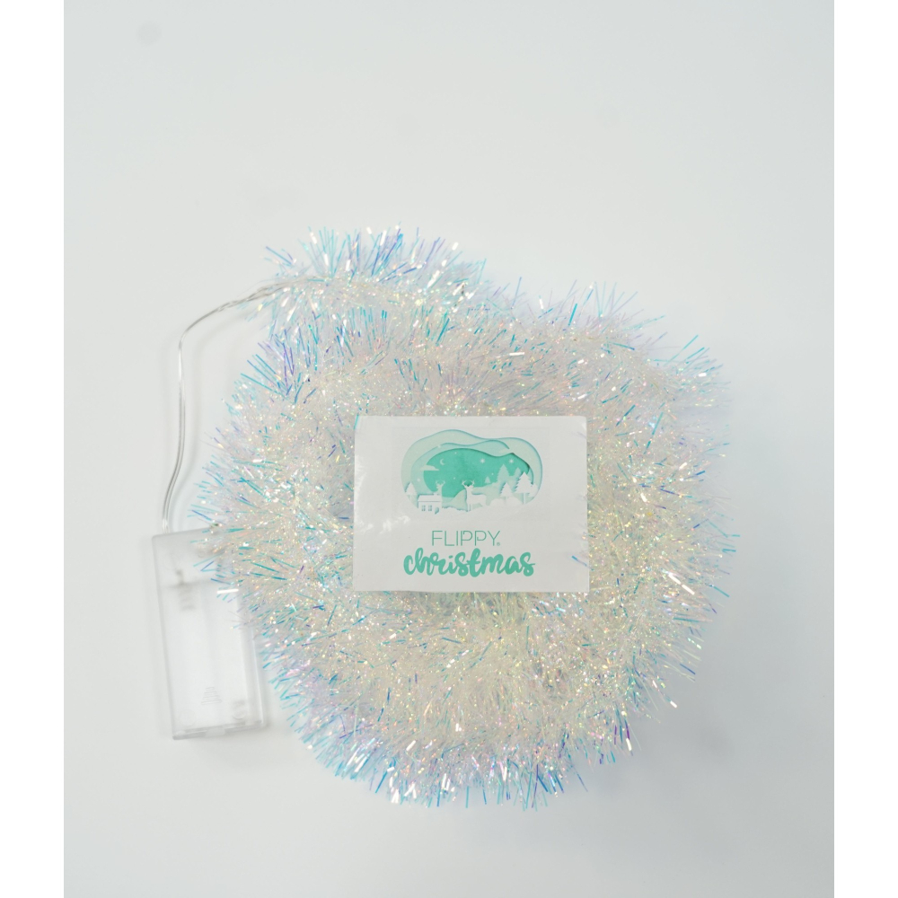 Beteala Craciun cu LED, Multicolora, simpla, 2 m x 5 cm, PVC, Sir, Artificiala [6]