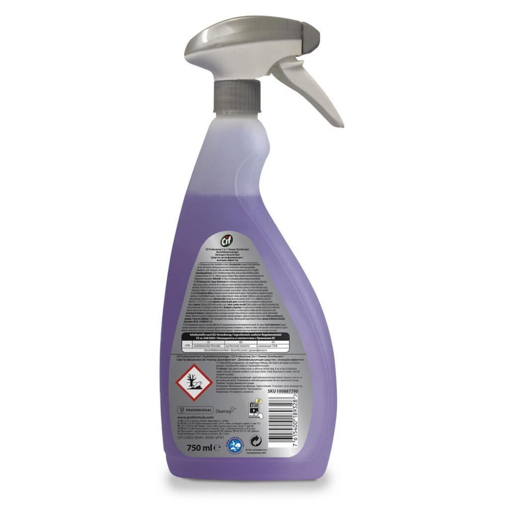 CIF Professional 2-in-1 Detergent Dezinfectant Lichid 0.75 L [4]