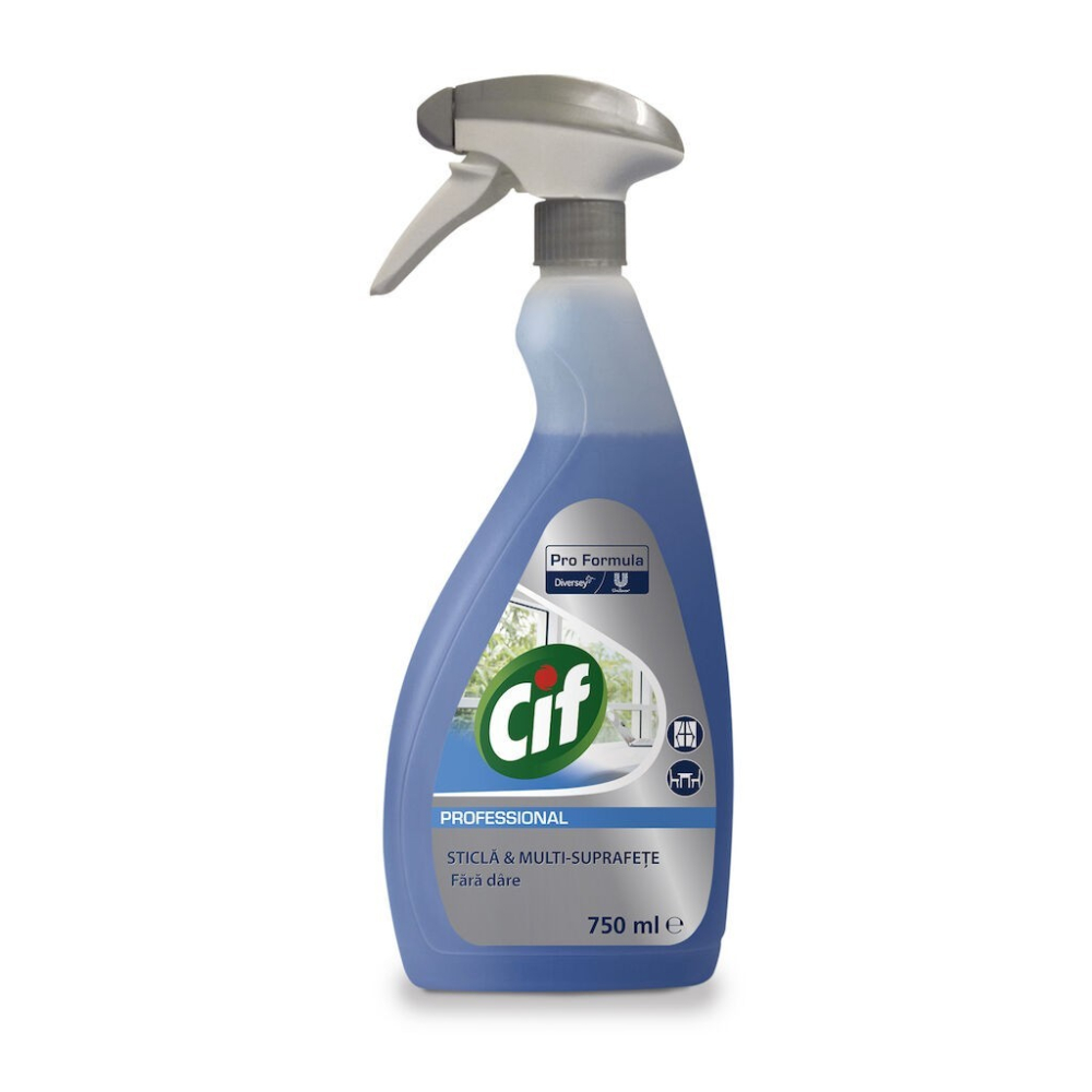 CIF Professional Glass &amp; Multi Surface - Detergent Geamuri si Suprafete 0.75 L [5]