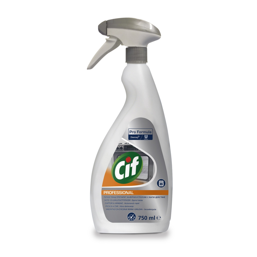 CIF Professional Oven &amp; Grill Cleaner - Detergent pentru Cuptoare si Gratare 0,75 L [6]
