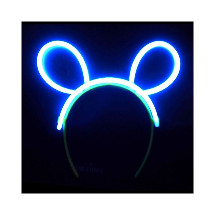Cordeluta Decorativa, Flippy, din Plastic, Fluorescenta, Accesoriu Petrecere, Albastru [3]