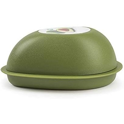 Cutie Alimentara, Model Avocado, din Plastic, 12.5 x 12.5 x 5.4 cm, 500 ml, Verde Inchis [8]