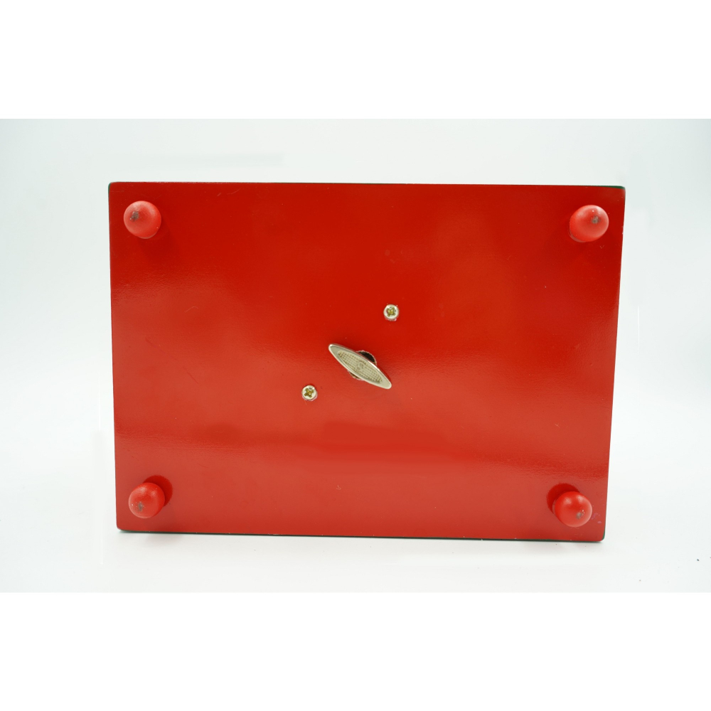 Cutiuta muzicala decorata, Casuta de Craciun, Multicolor, din Lemn, 17 cm x 20 cm, Interior, [5]