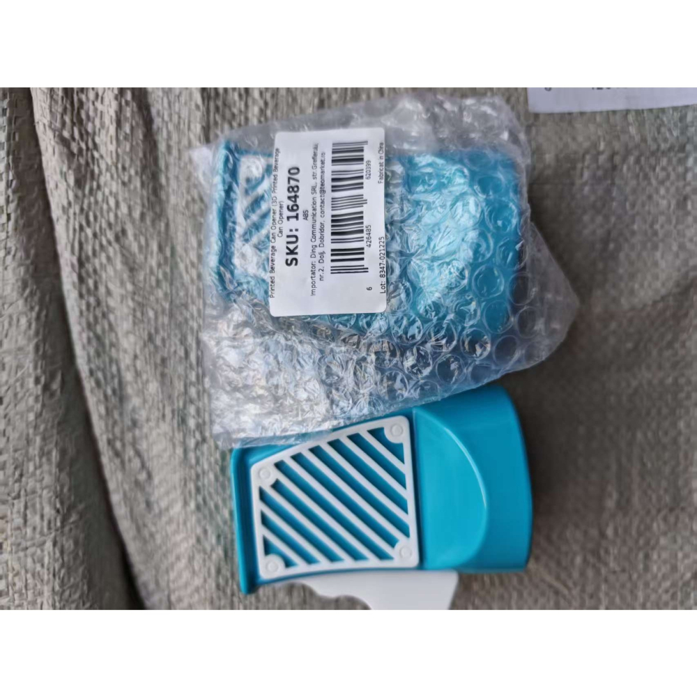 Desfacator Doze, Flippy, din ABS, 10.7 x 8 cm, Manual, Albastru Deschis/Alb [2]