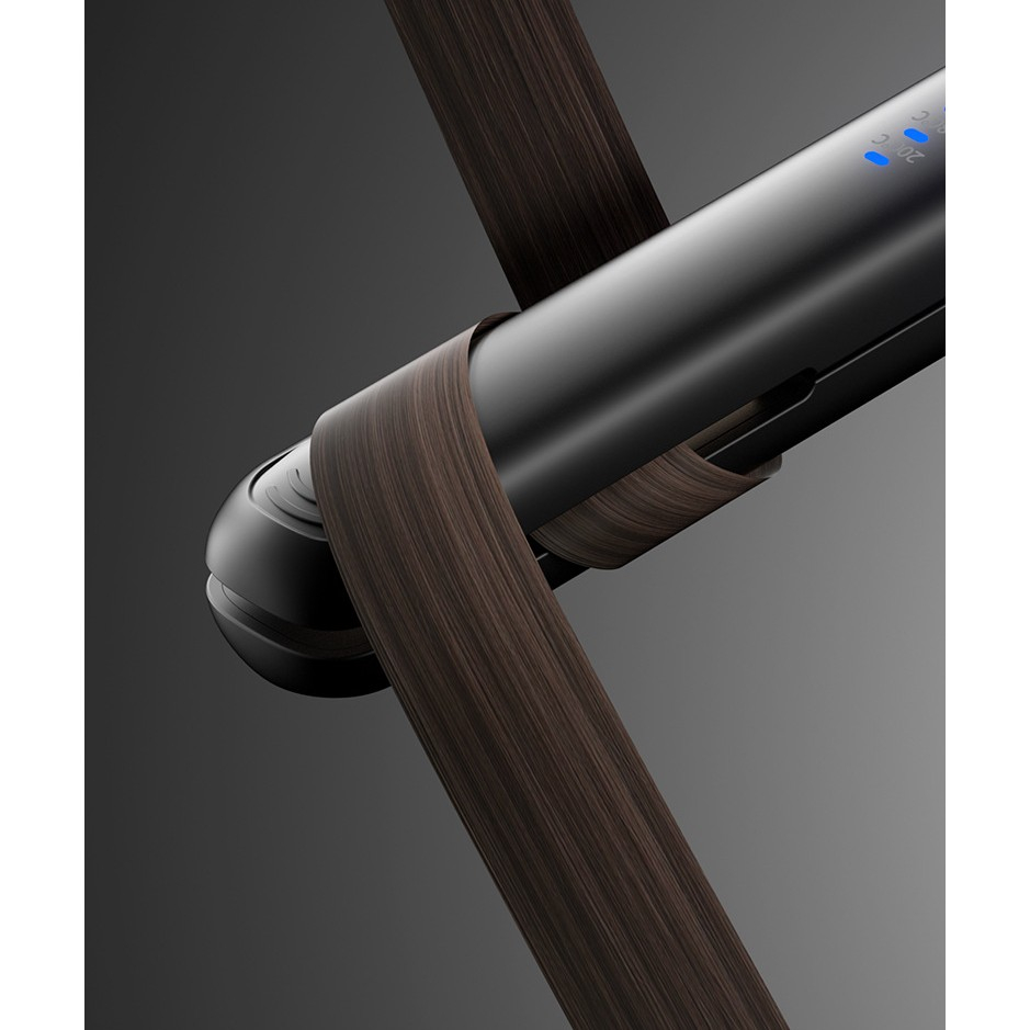 Placa de Par fara Fir, Adaptor Tip C, Tensiune 5V, Capacitate Baterie 3000 mAh, Indreptat, Ondulat, 4 Trepte de Temperatura, 21.8 x 3.1 x 3.4.1 cm, Negru [8]