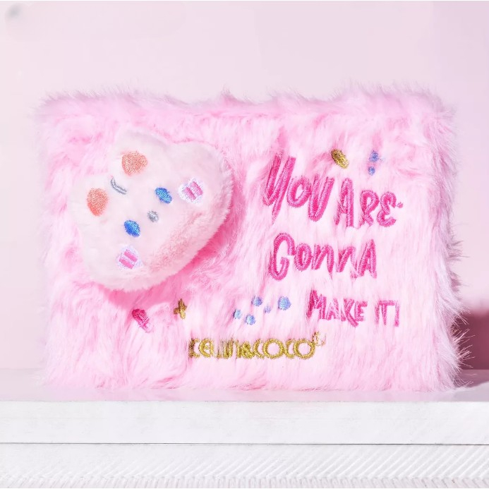 Set de Machiaj Kevin&amp;Coco, 6 culori Blush, Husa Pufoasa, Model Pisicuta, 17.3x12.5x5 cm, Multicolor [5]