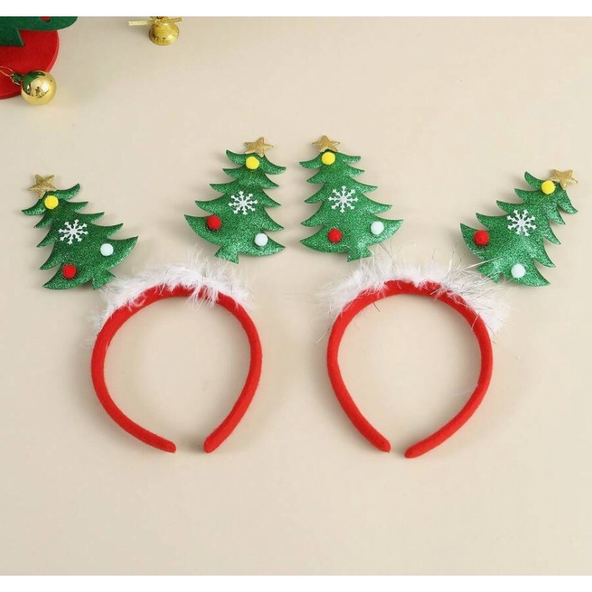 Coronita Decorativa, Tema Craciun, 12 x 25 cm, Model Brazi de Craciun, Marime Universala, Multicolor [4]