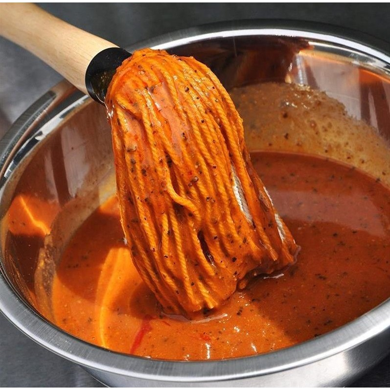 Matura din Bumbac, pentru Gratar, de Uns cu Ulei/Sosuri Preparatele, 45.5 x 4.5 cm, Maro [3]