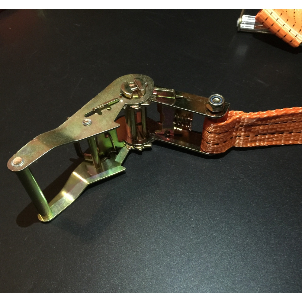 Chinga Ancorare cu Clichet, 10 m Lungime, 5 cm Latime, Portocaliu [3]