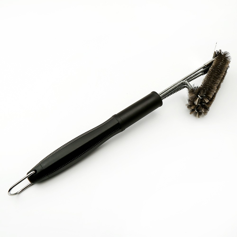 Perie de Sarma pentru Gratar, Maner 45 cm, din Otel inoxidabil, 45X7X10, Negru [6]