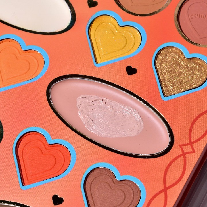 Paleta de Machiaj, KEVIN&amp;amp;COCO, 20 Culori Orange Girl, Fard de Pleoape si Blush, Portocaliu [4]