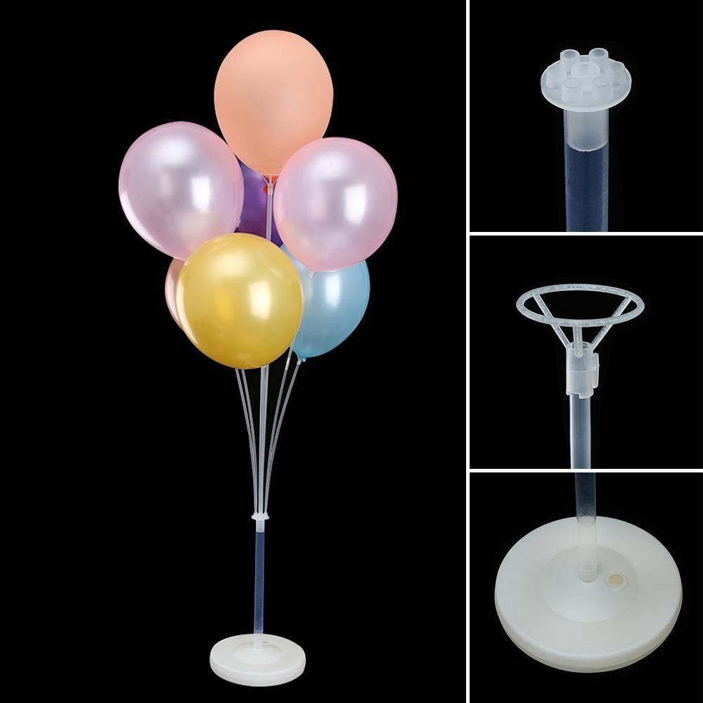 Suport pentru Baloane, cu Trei Straturi, pentru 7 Baloane, 1.3 m, Transparent [2]