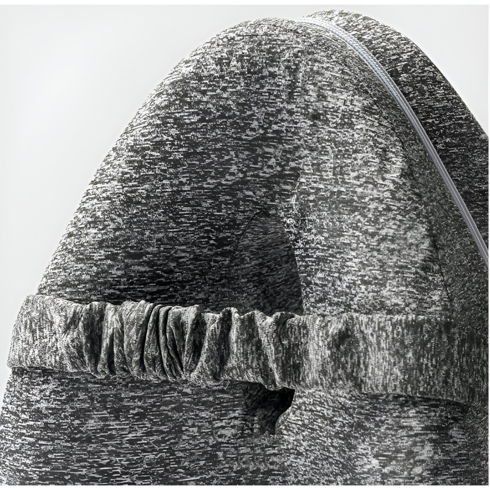 Perna Ortopedica pentru Picioare, Multifunctionala, Confortabil?, in Forma de Inima, Spuma cu Memorie, Curea Anti-cadere, 25x23x13 cm, Gri [7]