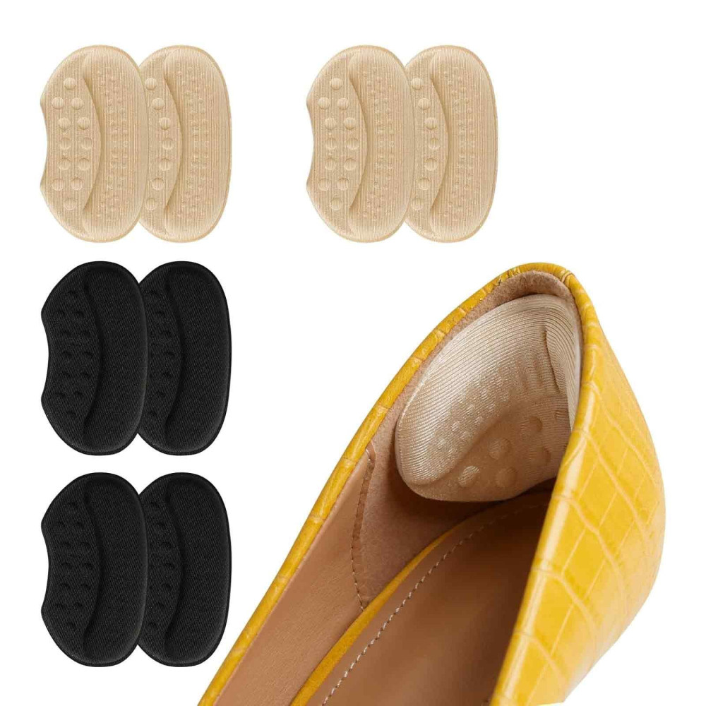 Branturi pentru Incaltaminte, din Spuma, Universal, Protectie Calcai, Reglare Numar, 6 mm Grosime, Adeziv, Negru [3]