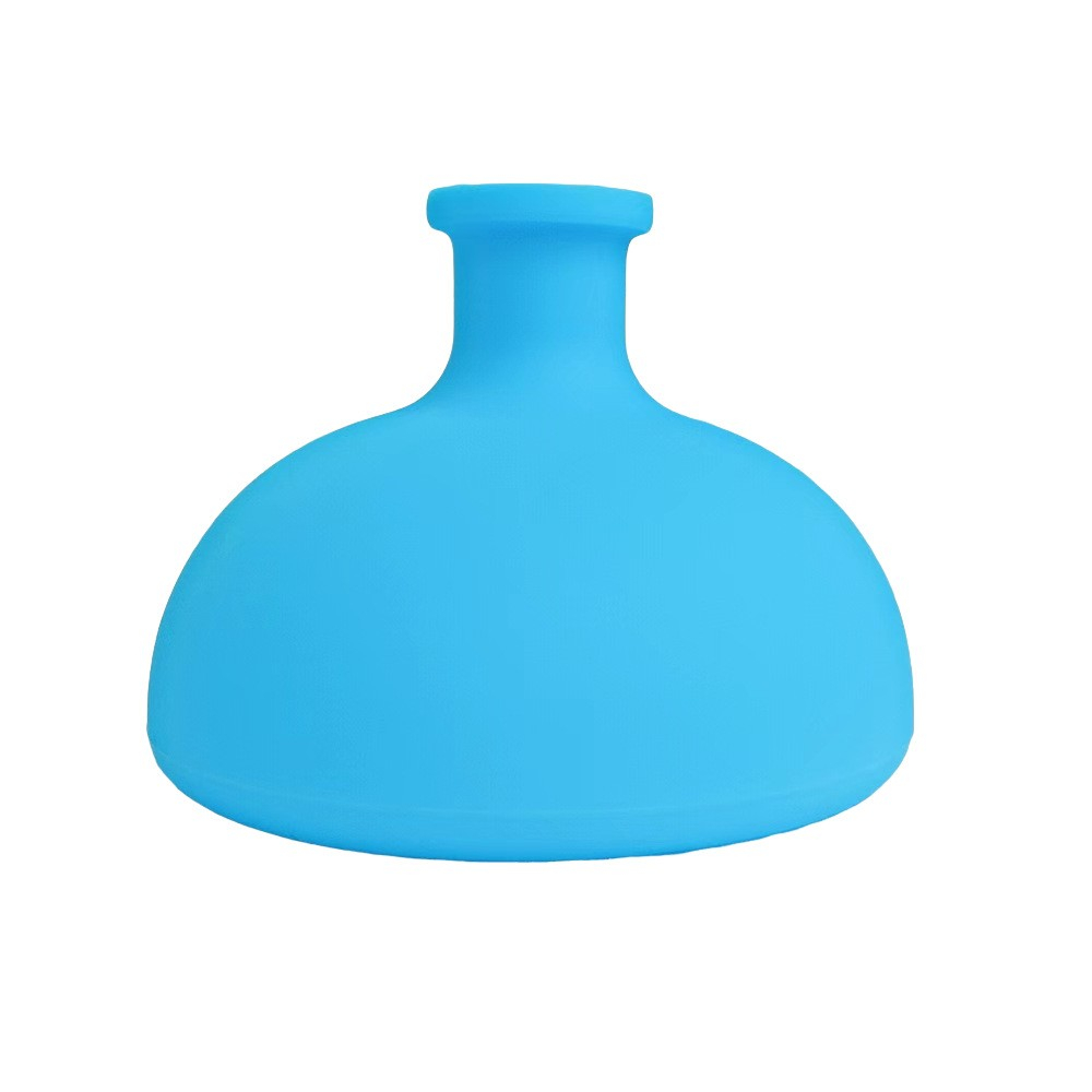 Dispozitiv Terapeutic Sputa, Cupa pentru Terapie Toracica, Dispozitiv de Eructare, pentru Sugari si Copii, 7.5 x 6 cm, din Silicon, Albastru [2]