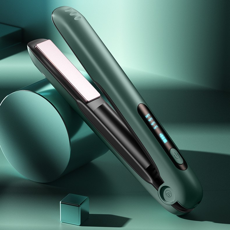 Placa de Par fara Fir, Adaptor Tip C, 4 Trepte de Temperatura, Tensiune 5V, Capacitate Baterie 5000 mAh, Indreptat, Ondulat, 23.5x3.3x4.5 cm, Verde [8]