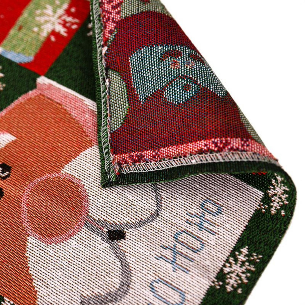 Servet de Masa, Model Mos Craciun, Tematica Craciun, Prosop pentru Masa, 47x33 cm, Bumbac si Fibre Sintetice, Multicolor [8]