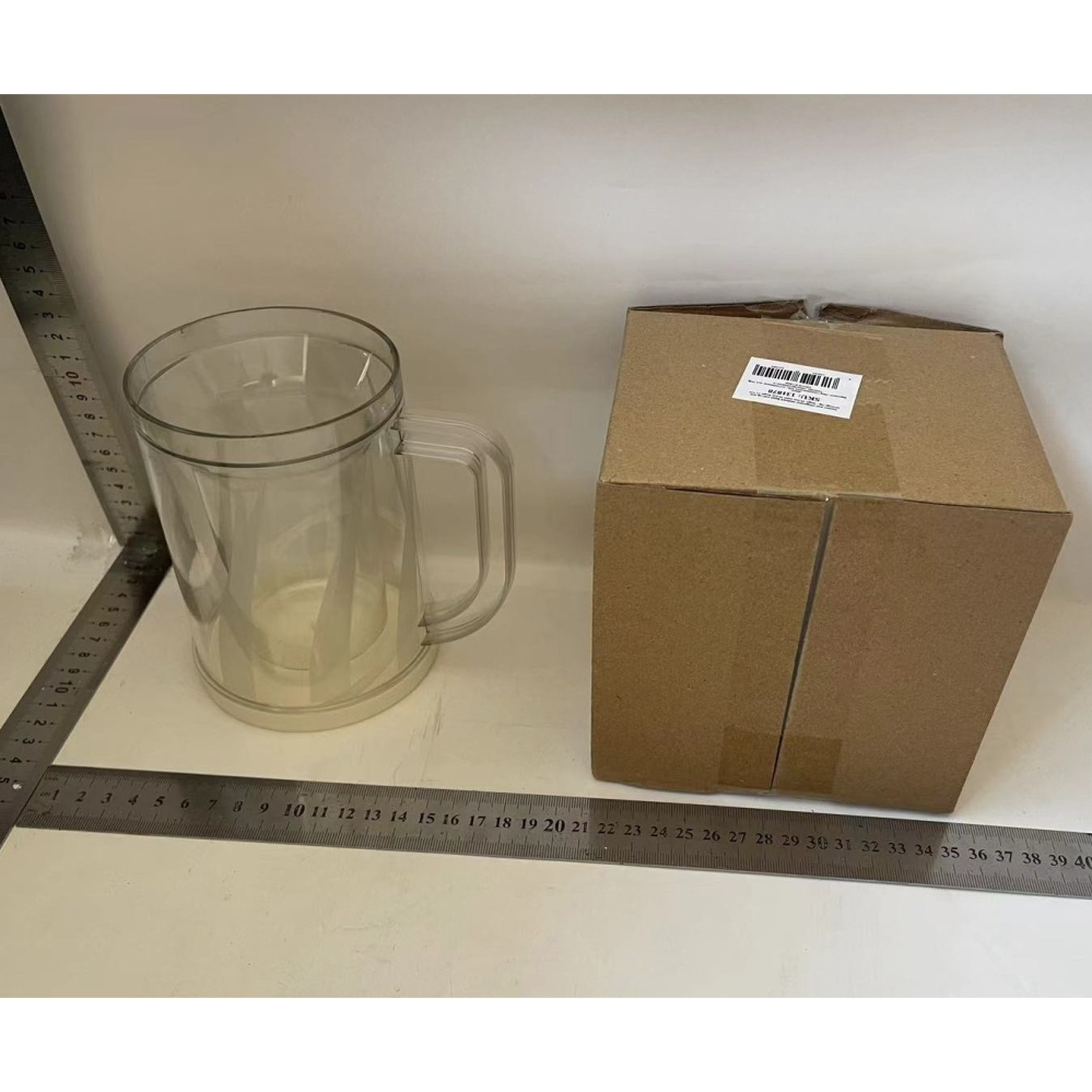 Cana Frigorifica cu Gheata, 14.2 x 10.4 x 14.7 cm, Plastic, 800 ml, Transparent [2]