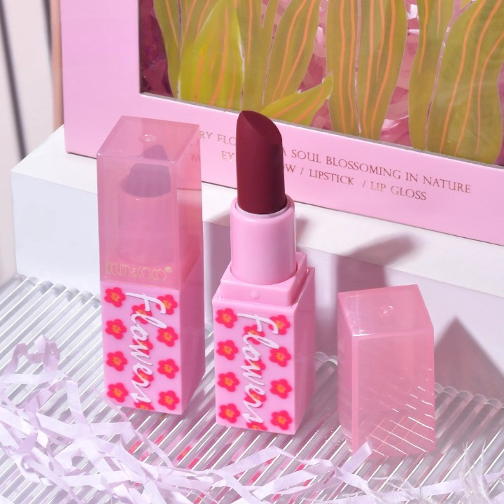 Set de Machiaj, KEVIN &amp; COCO, 22 Culori, Model Lalele, 2 Palete de Farduri, 2 Lip Gloss-uri, 2 Lip Stick-uri, 1 Oglinda Inimioara, 15.7 x 21 x 4 cm, Multicolor [6]