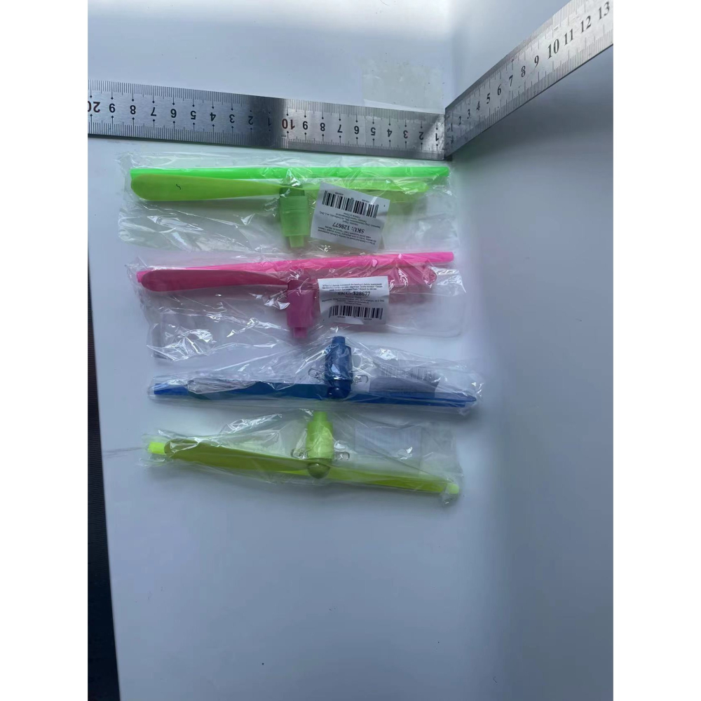 Set 4 Jucarii Libelula Zburatoare, Distractive pentru Copii, Aruncatoare Manuale din Plastic, cu Lumini, Multicolor [2]