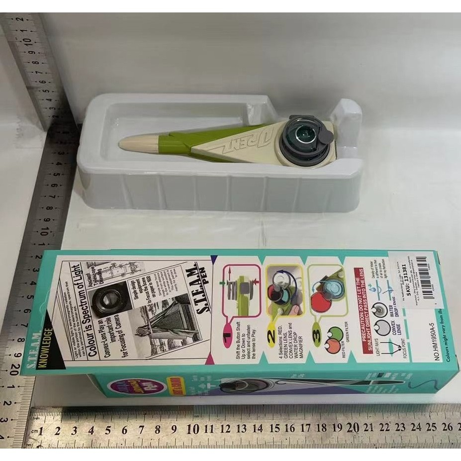 Pix Multifunctional, cu Lupa, 5x1.5x17cm, Multicolor [6]