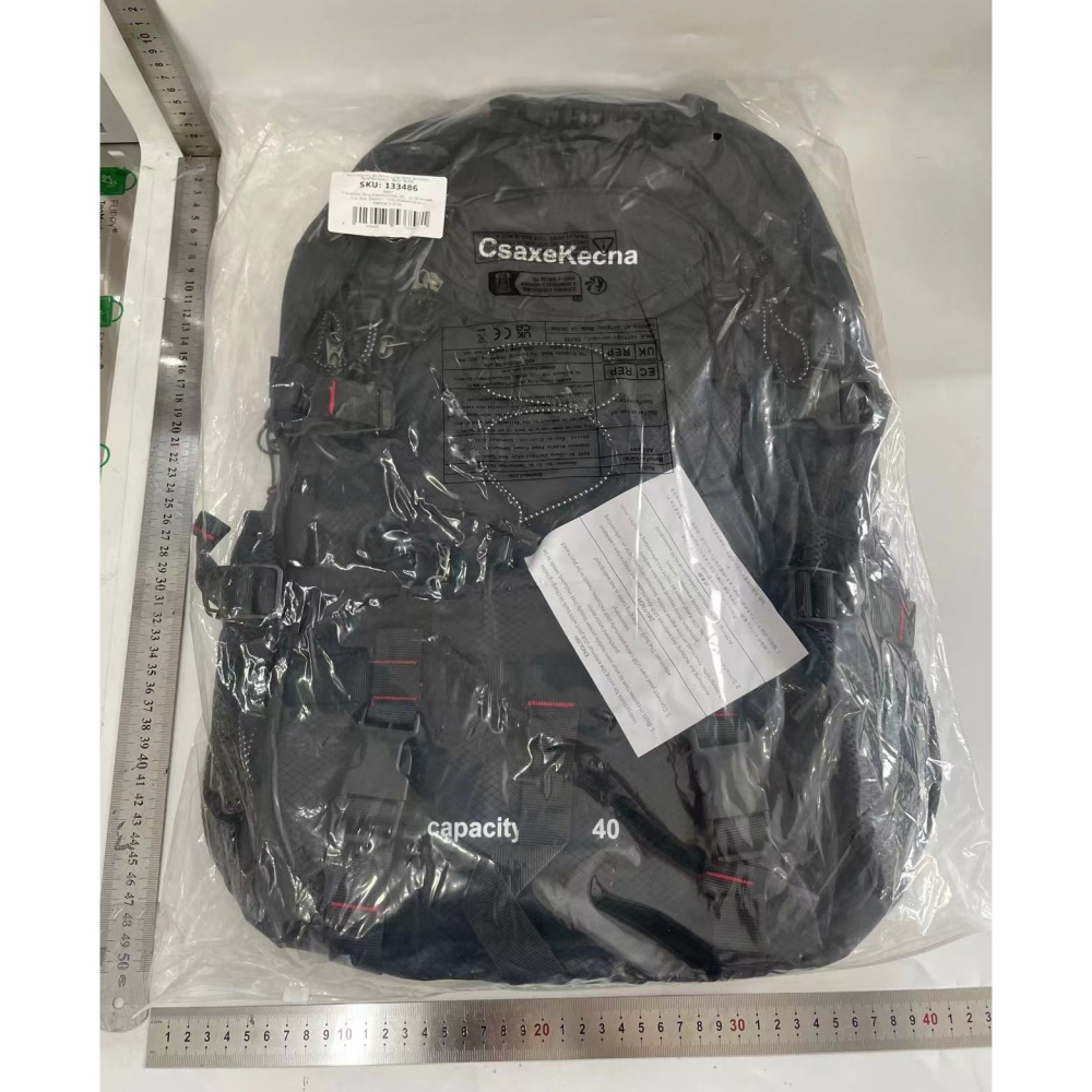 Rucsac Multifunctional de Alpinism, Capacitate 36-55 L, de Calatorie, Impermeabil, Slot USB Incarcare Telefon, Bretele Reglabile, 52 x 34 x 19 cm, Negru [6]