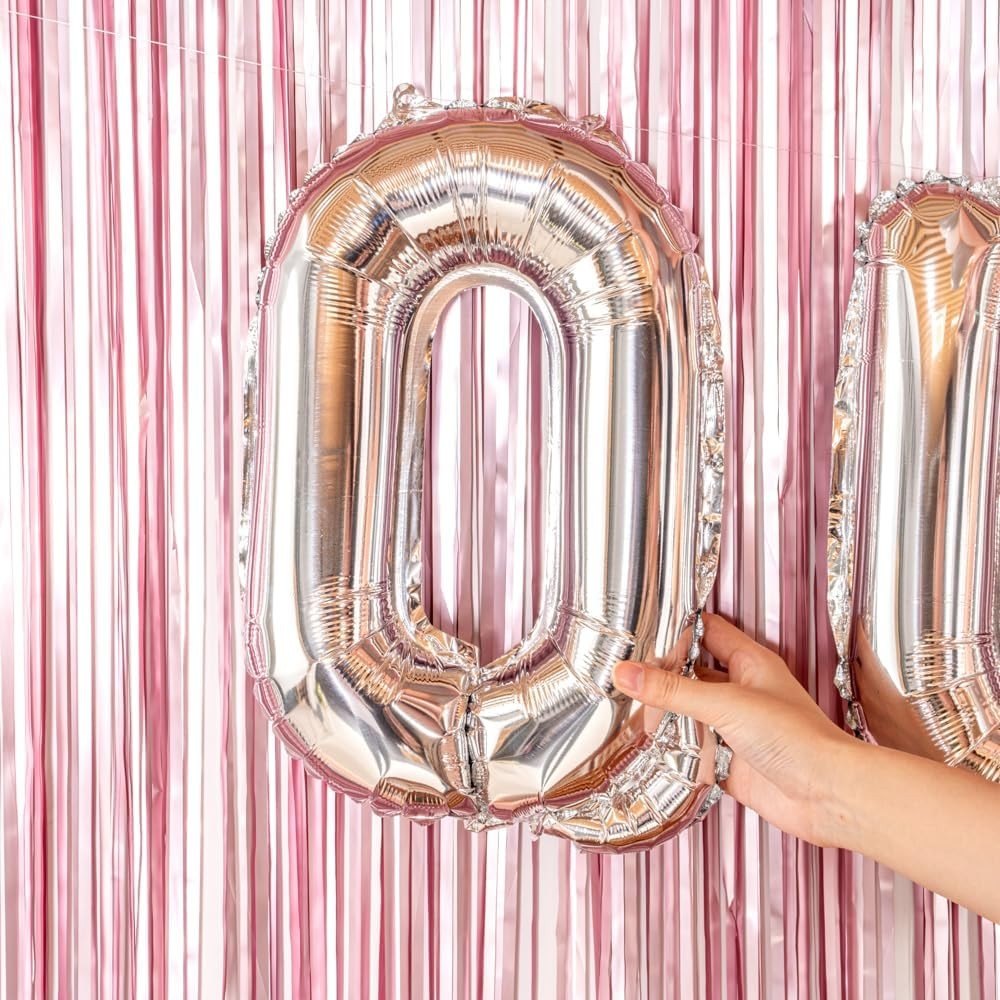 Balon Folie Metalizata Litera Q, 80 cm, Umflati cu Heliu sau Aer, Ambalaj Individual, Pai inclus, Argintiu [2]