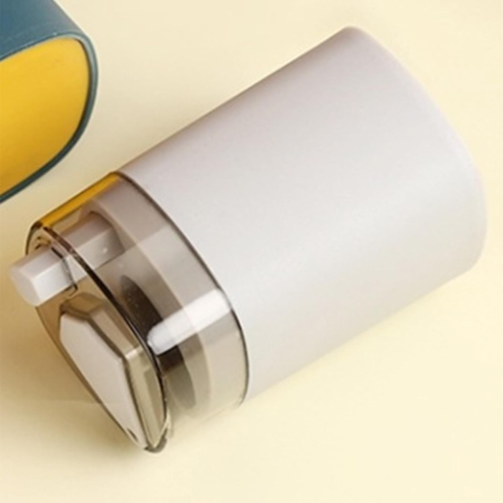 Suport Scobitori, Automat, cu Buton si Capac, din PP, 9.5x6 cm, Gri [4]